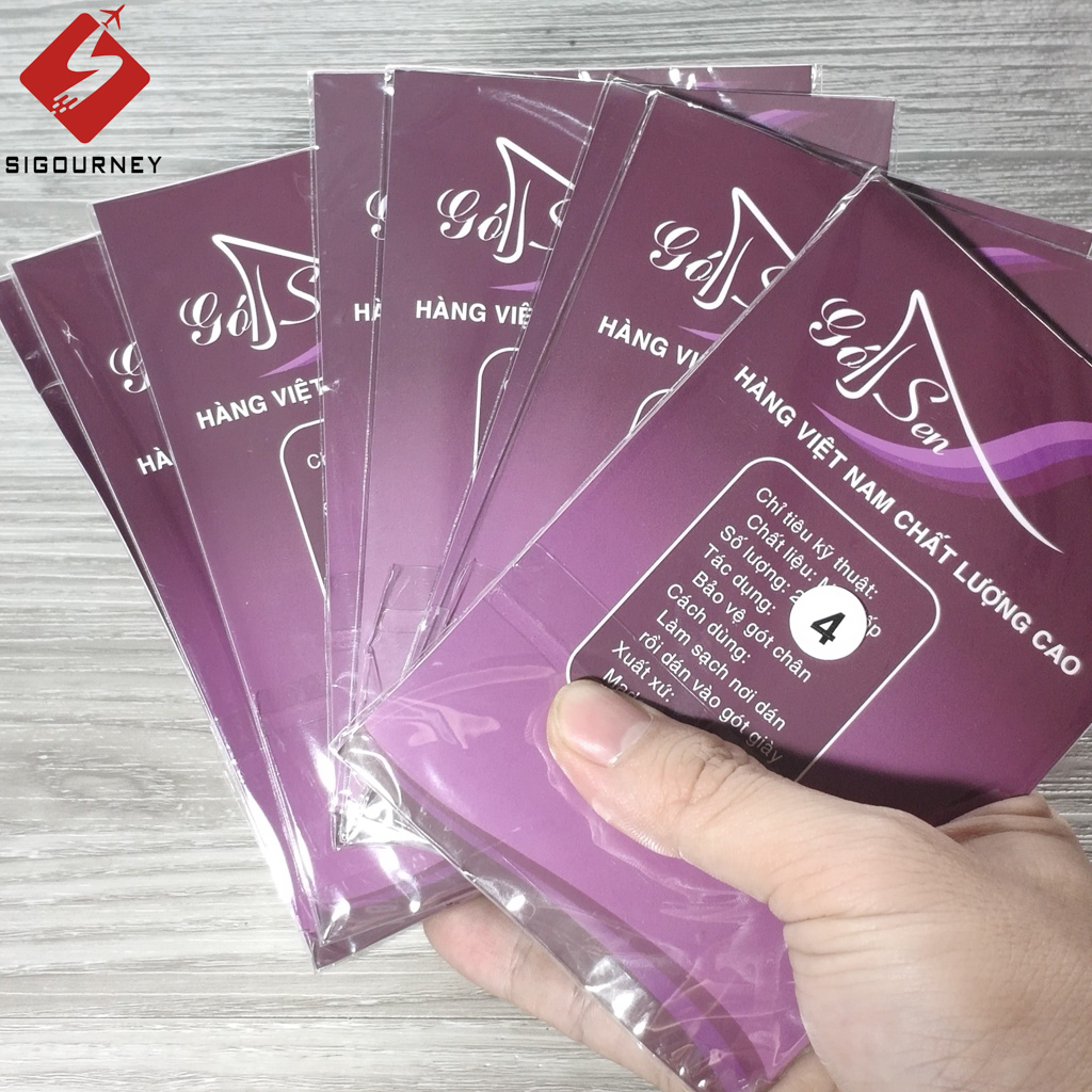 Lót gót giày GÓT SEN, miếng lót gót giảm size giày giúp êm gót chân khi mang