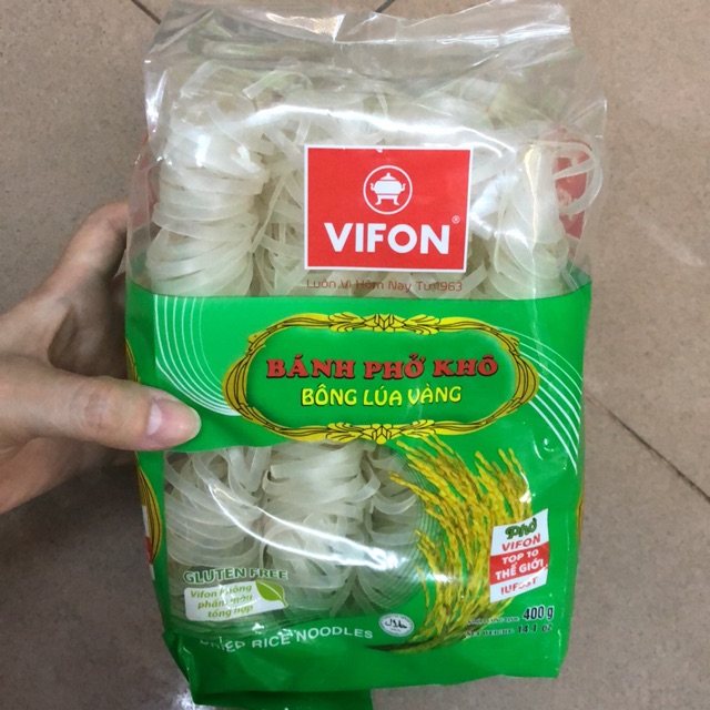 BÁNH PHỞ KHÔ BÔNG LÚA VÀNG-400G