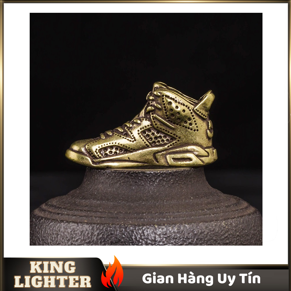 [HCM]Tượng Đồng Phong Thủy Hình Chiếc Giày Trang Trí Đem Lại May Mắn Móc Khóa Mặt Dây Chuyền (Kích Thước: 3.6cm x 2.0cm)