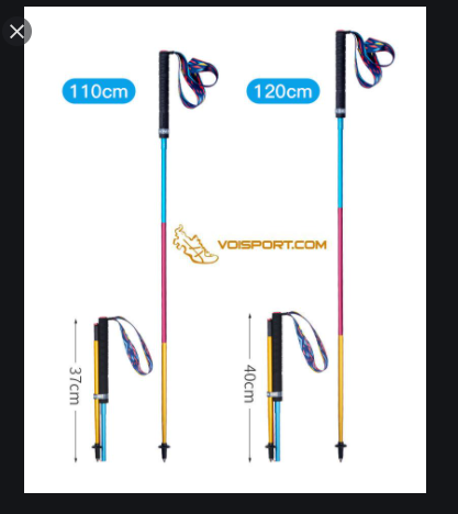 Gậy chạy trail carbon và hợp kim nhôm siêu nhẹ aonijie e4201