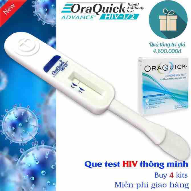Que test hiv bằng dịch miệng oraquick