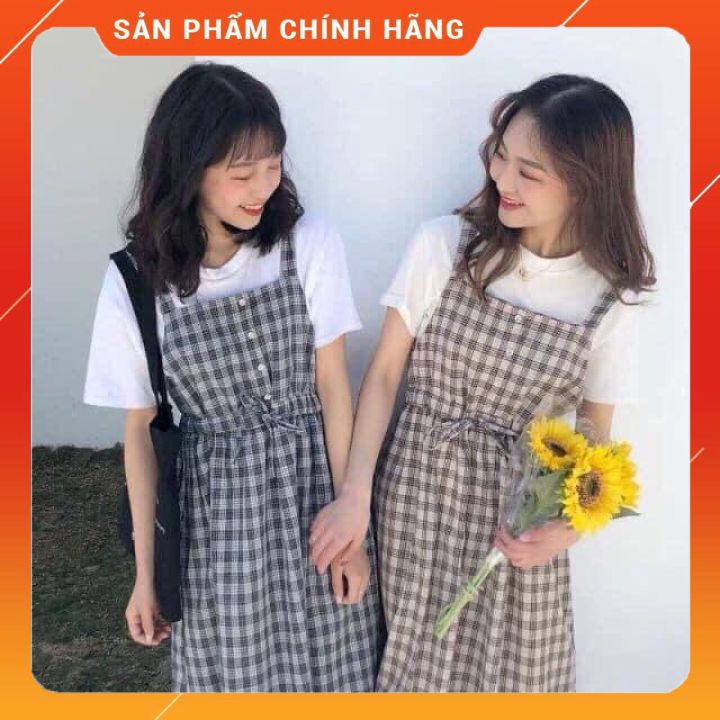 Váy yếm karo a1