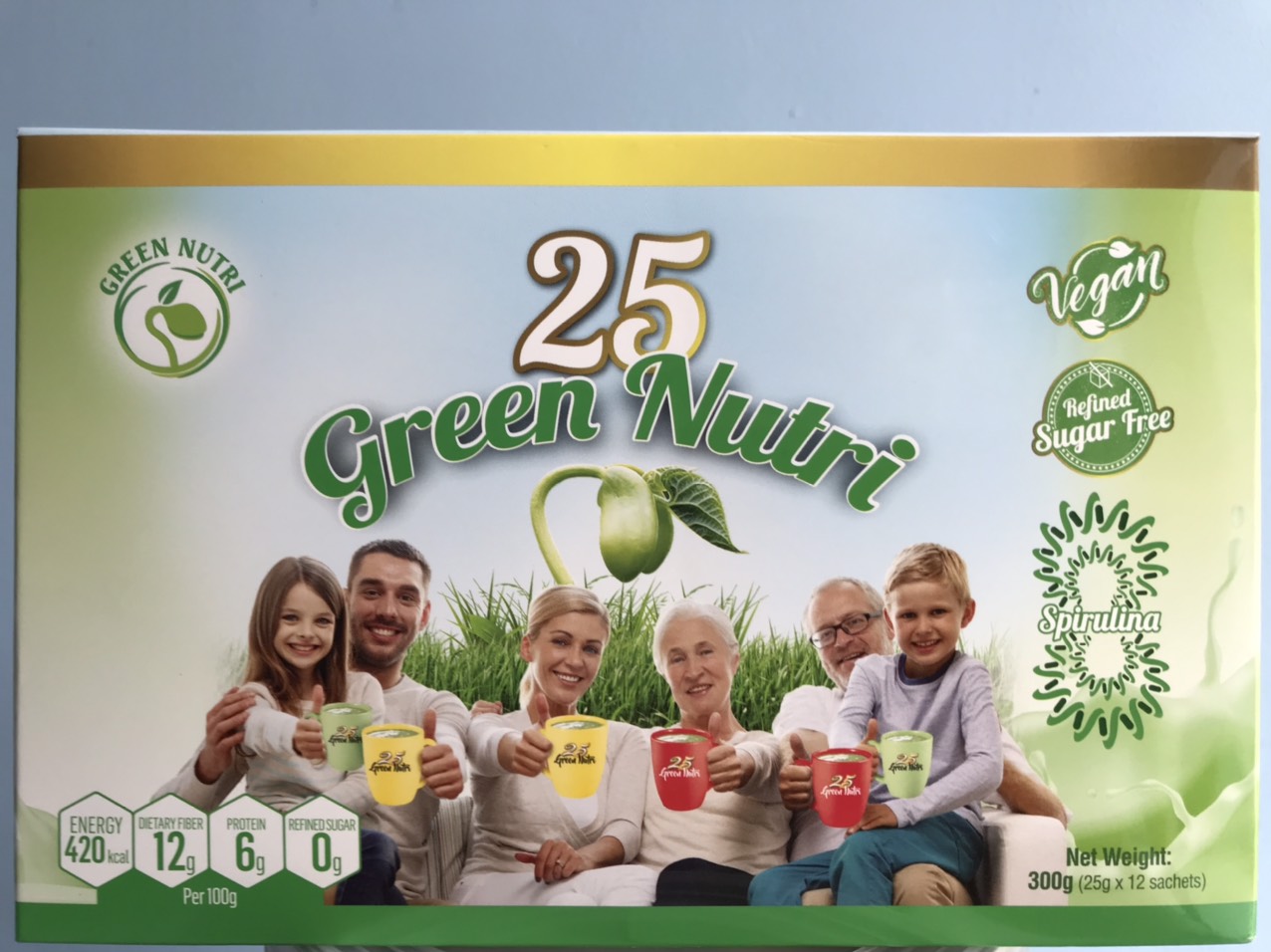 Sữa hạt dinh dưỡng 25 Green Nutri Hộp 300gr