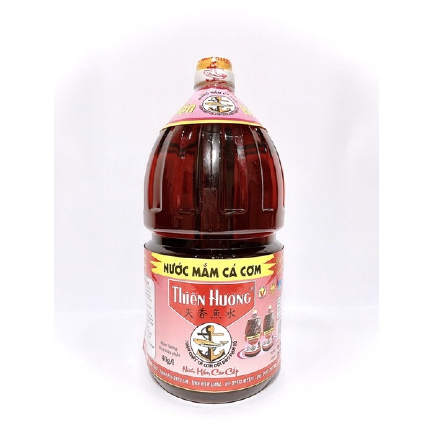 Nước mắm cá cơm thiên hương 40n chai 2l