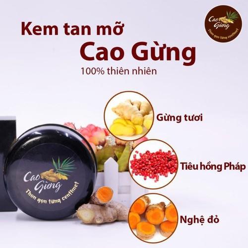 [EO CON KIẾN] CAO GỪNG LÁ RỪNG TAN MỠ - KEM TAN MỠ CAO GỪNG CÁT TƯỜNG