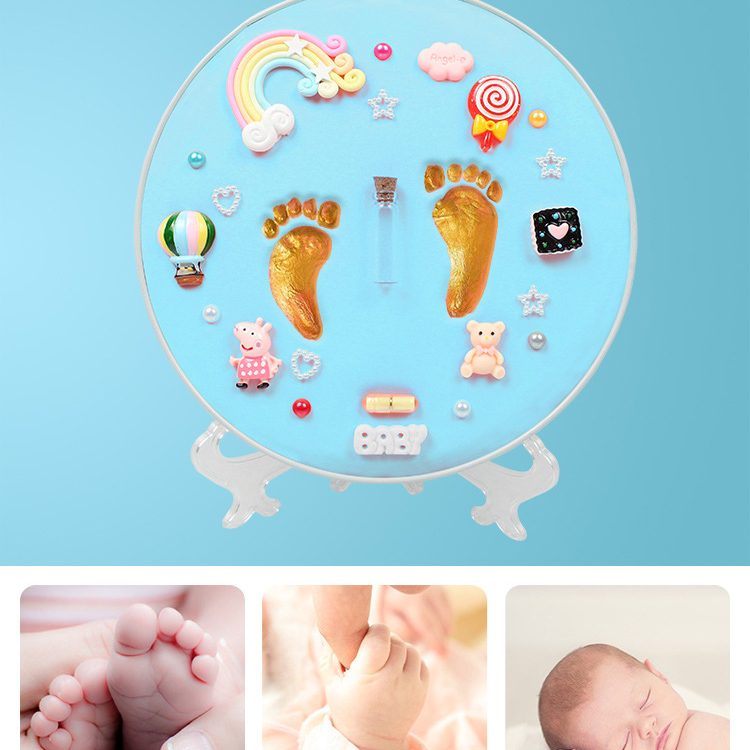 Bộ Thảm ảnh in dấu tay dấu chân kỉ niệm cho con yêu - Bộ khung ảnh in dấu tay dấu chân kỉ niệm