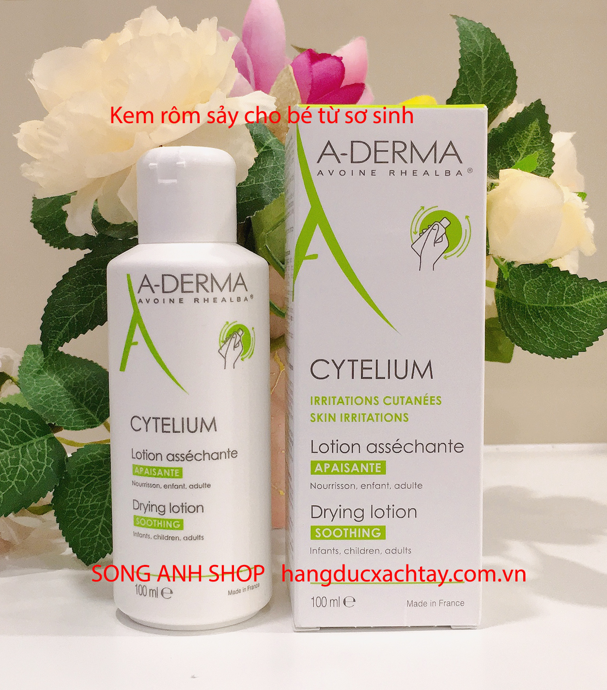 Kem làm giảm Rôm sảy A-DERMA cho trẻ sơ sinh trẻ nhỏ và người lớn