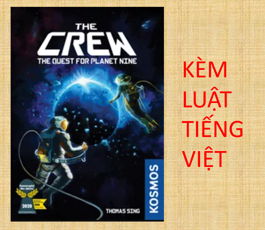 Trò chơi đồng đội The Crew: The Quest for Planet Nine - phiên bản tiếng anh