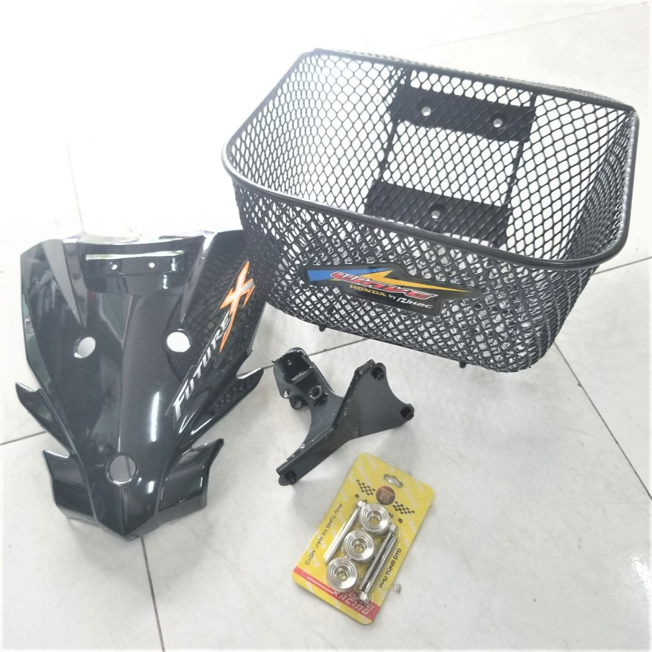 Combo rổ kèm mặt nạ và khâu rổ INOX 304 dành cho dòng Future X