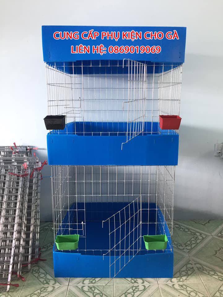 Chuồng gà 80v có khay