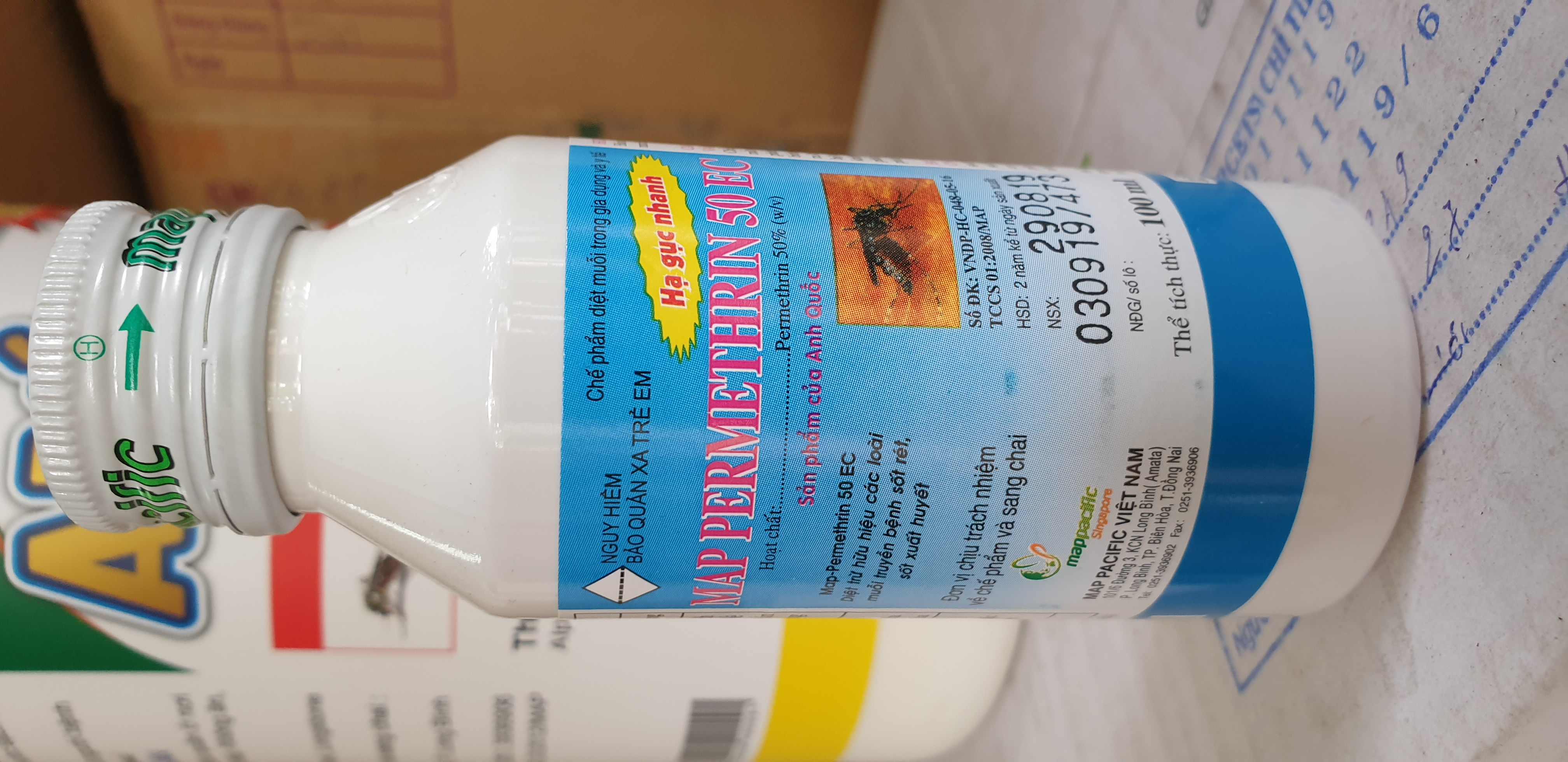 Thuốc diệt muỗi Map Permethrin 50EC Chai 100ml