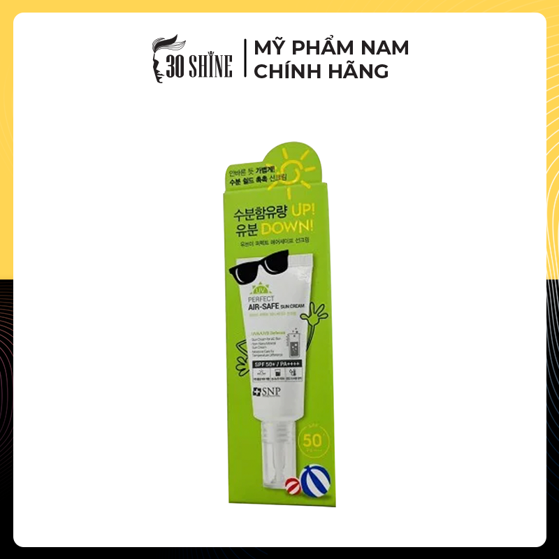 30SHINE Kem chống nắng cho Nam Air Safe SNP 20ml - Tinh Chất Trà Xanh