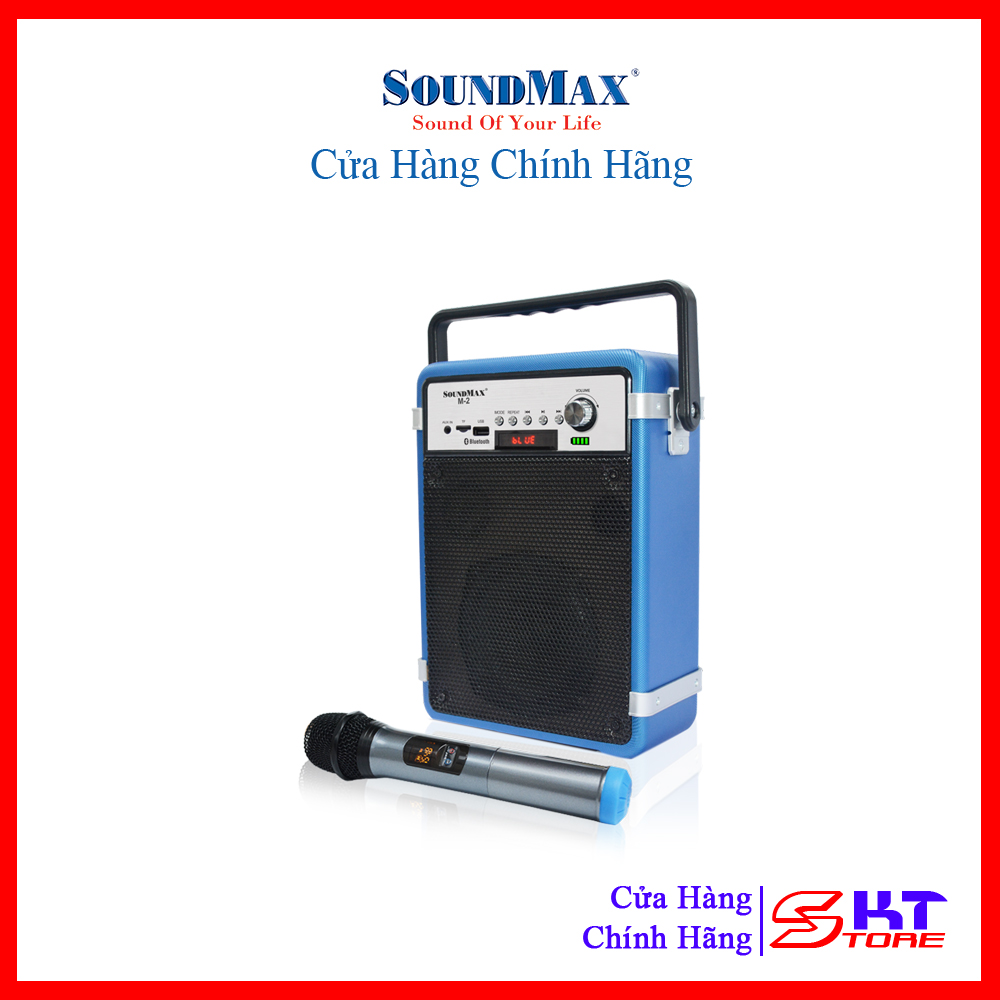 Loa Kéo Karaoke Bluetooth SoundMax M2 - Hàng Chính Hãng