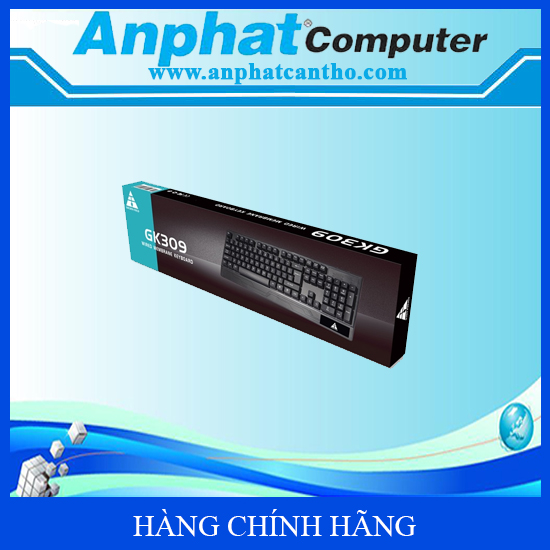 Bàn phím máy tính giả cơ có dây GOLDEN FIELD GK309 - Hàng Chính Hãng