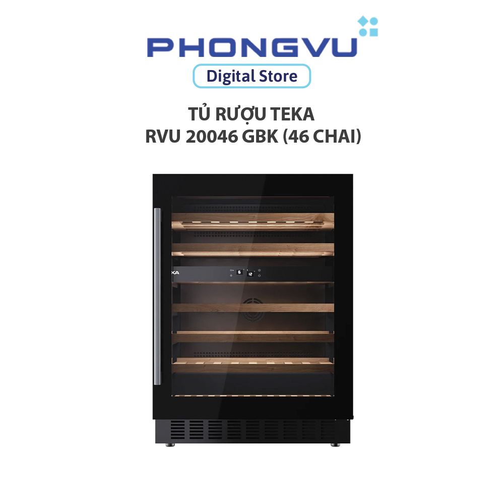 Tủ rượu Teka RVU 20046 GBK (46 chai) - Bảo hành 24 tháng