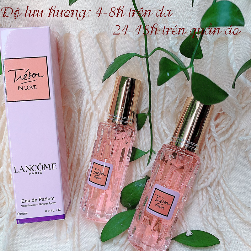 [HCM]COMBO 2 NƯỚC HOA NỮ XÁCH TAY MINI 20ML THƠM LÂU- MÙI LACOME INLOVE