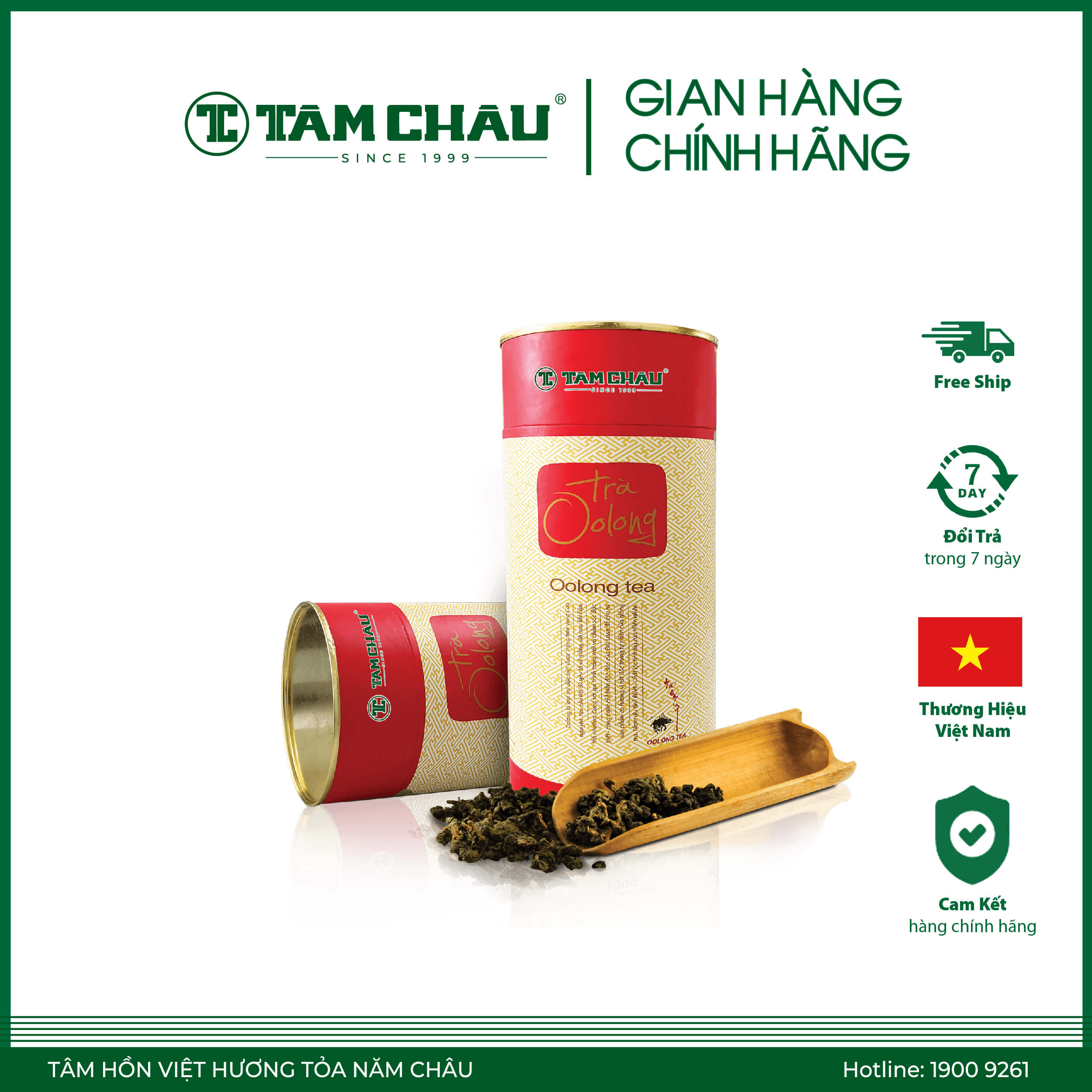 Oolong lon giấy 100gr cao cấp