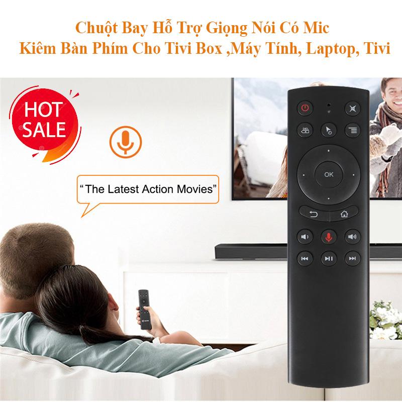 Romot điêu khiên băng giọng nói, Chuột Bay Hỗ Trợ Giọng Nói Có Mic, Kiêm Bàn Phím cho tivi box ,máy tính, laptop, tivi, Bảo Hành Uy Tín 1 Đổi 1
