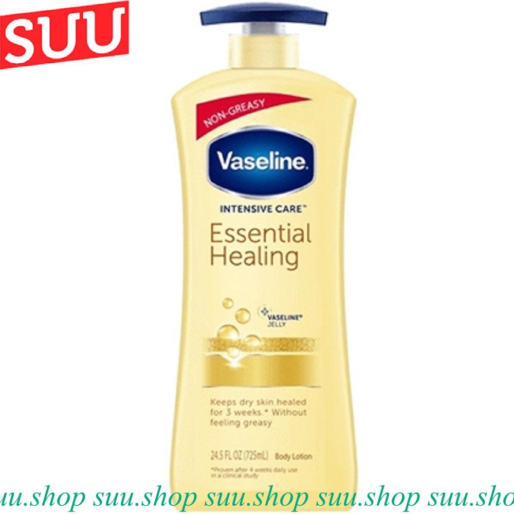Sữa Dưỡng Thể 725ml Vaseline màu vàng Làm Trắng Sáng, Mịn Da Và Giữ Ẩm Intensive Care Deep Restore