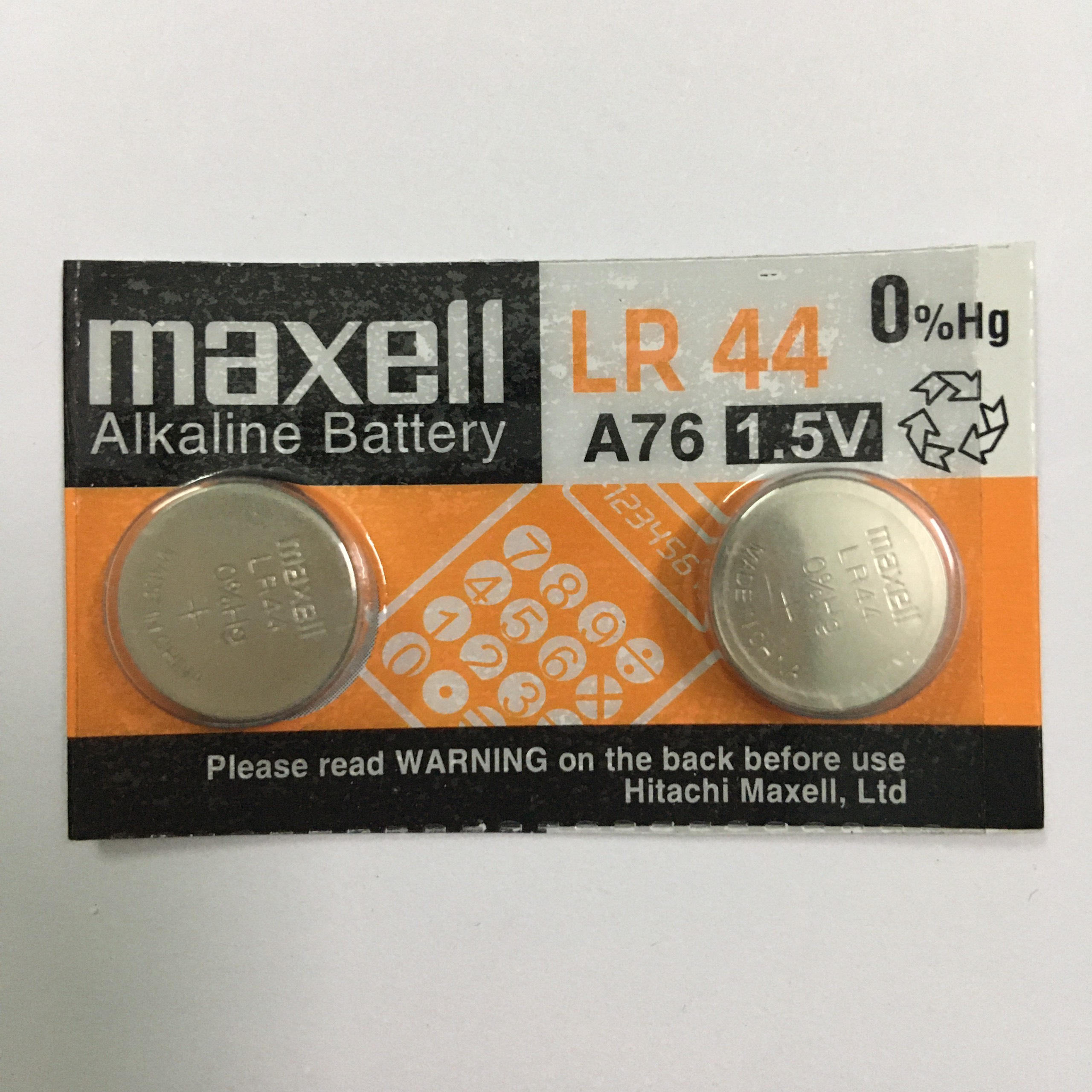 Combo 2 Viên Pin LR44 A76 AG13 Maxell Chính Hãng