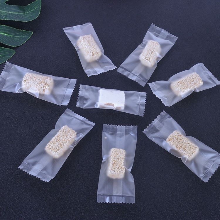 200 túi đựng kẹo nougat mẫu trắng mờ