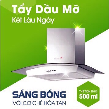 Tẩy dầu mỡ bám két lâu ngày sabo-m