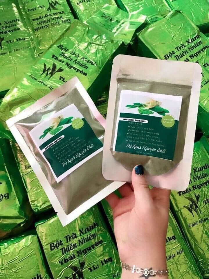 Combo 2 gói trà xanh 100 gram nguyên chất 100%-natural matcha