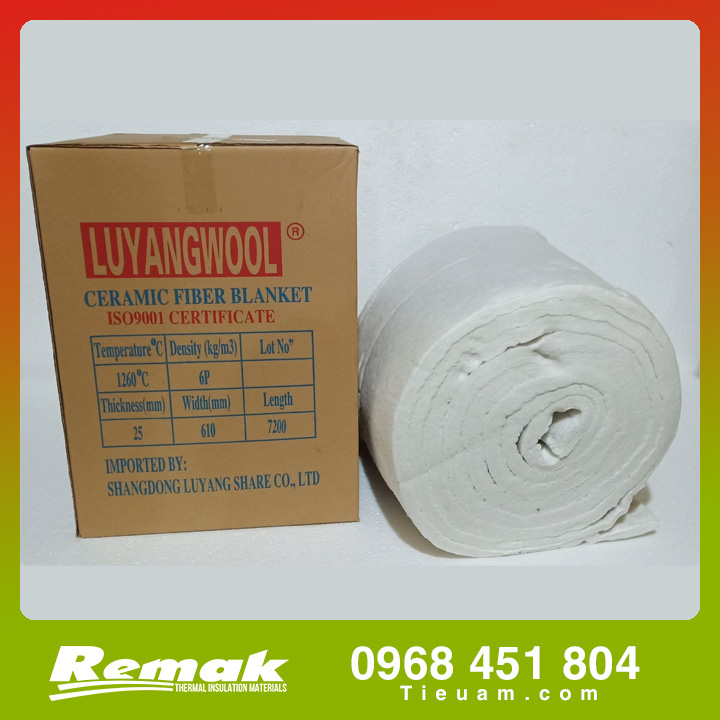 Bông gốm Cách nhiệt Chống cháy Ceramic Fiber