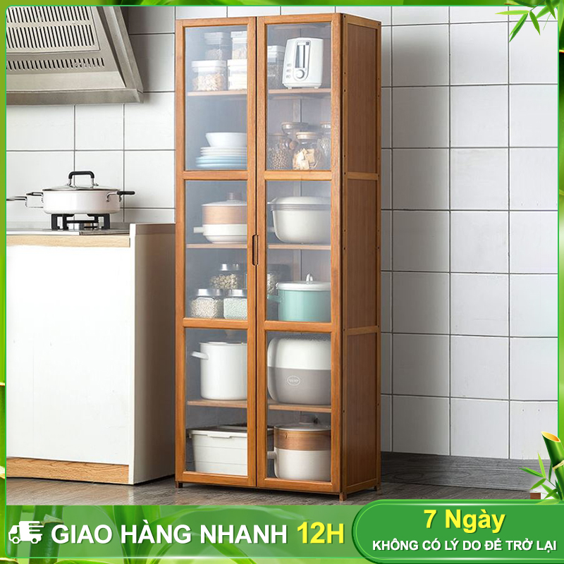 BOHO Kệ Để Đồ tủ Nhà Bếp Đa Năng Thông Minh Kệ Vi Sóng Chống Bụ