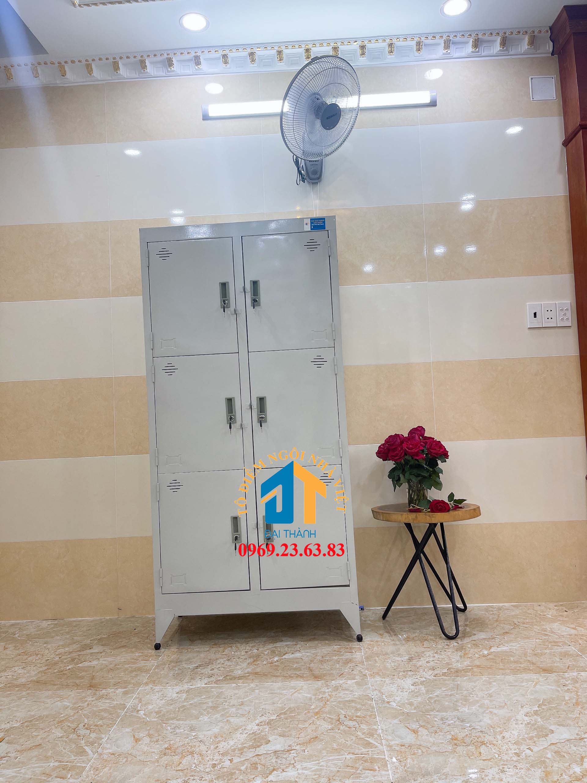 Tủ hồ sơ văn phòng 6 cửa cao 1m8 giá rẻ