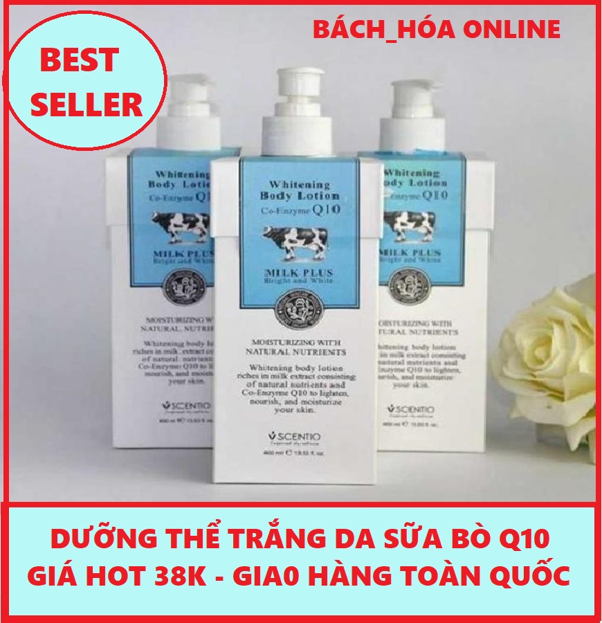 Lịch sử giá Sữa dưỡng thể trắng da body sữa bò Beauty Buffet Scentio Milk  Plus Whitening Q10 cập nhật 4/2023 - BeeCost