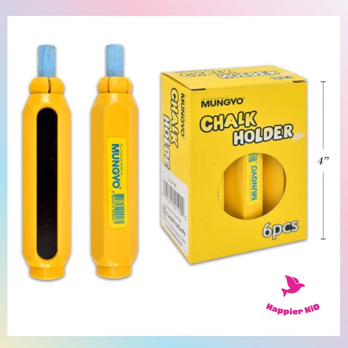 Hộp 6 bút cầm/ kẹp phấn hàn quốc mungyo - chalk holder