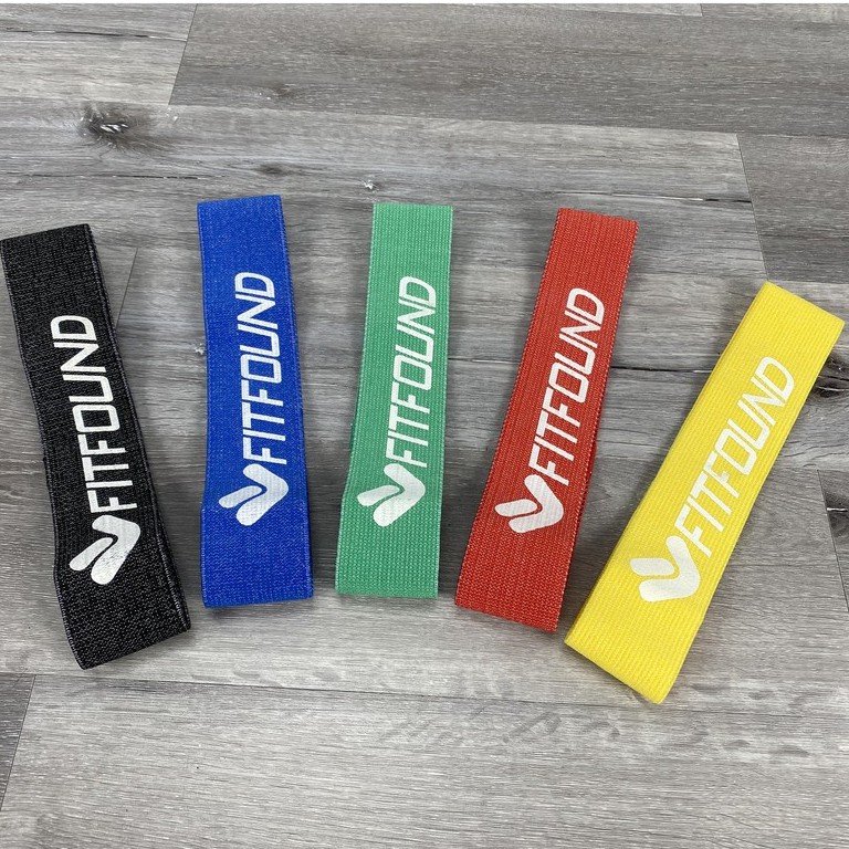 Mini band -dây vải kháng lực tập mông đùi chống xoắn fitfound