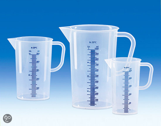 Ly Đong, ca đong Nhựa Có Vạch Chia Định Lượng 1000ml, thiết bị dụng cụ pha chế