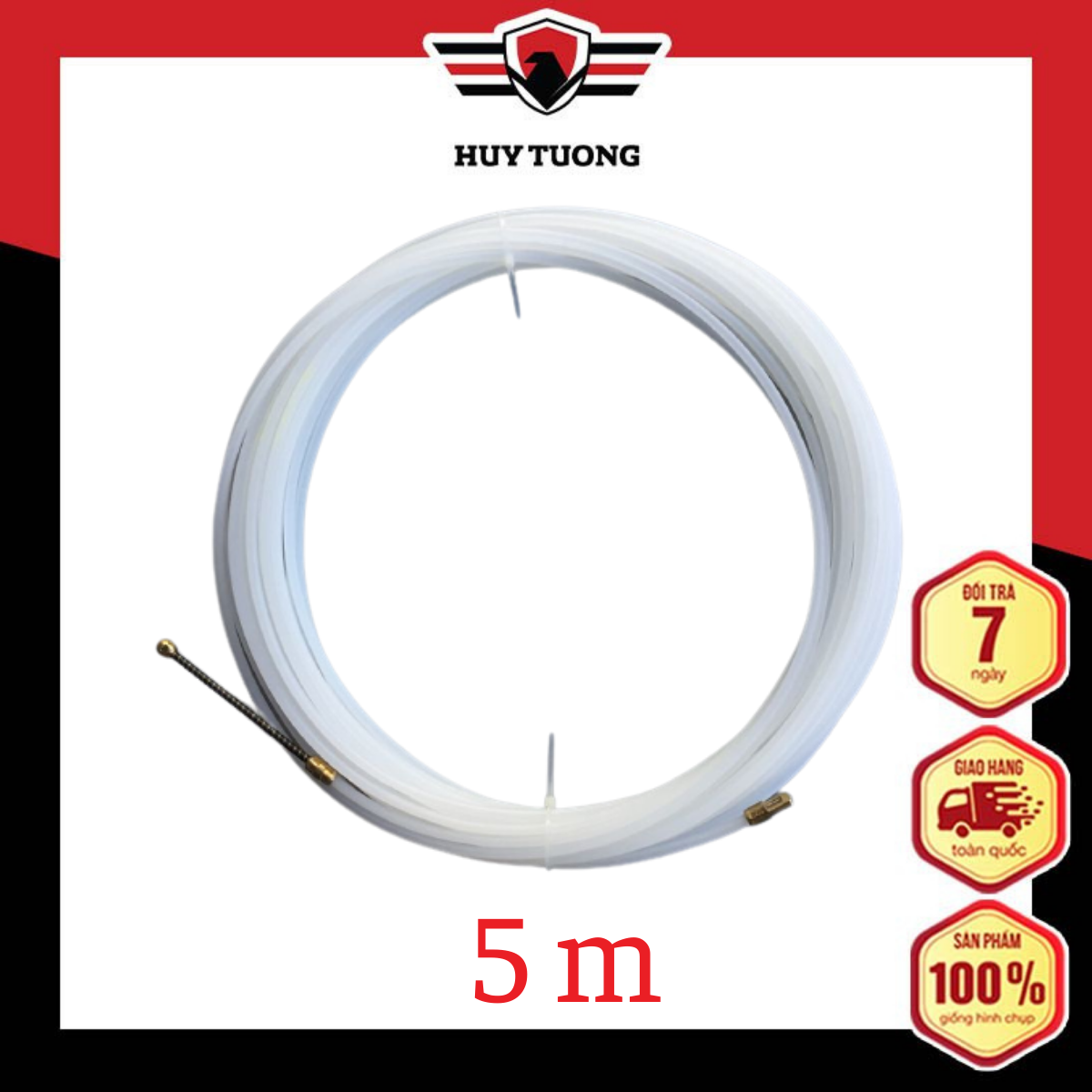 Bộ dây mồi luồn dây điện xây dụng cao cấp 5m - Huy Tưởng