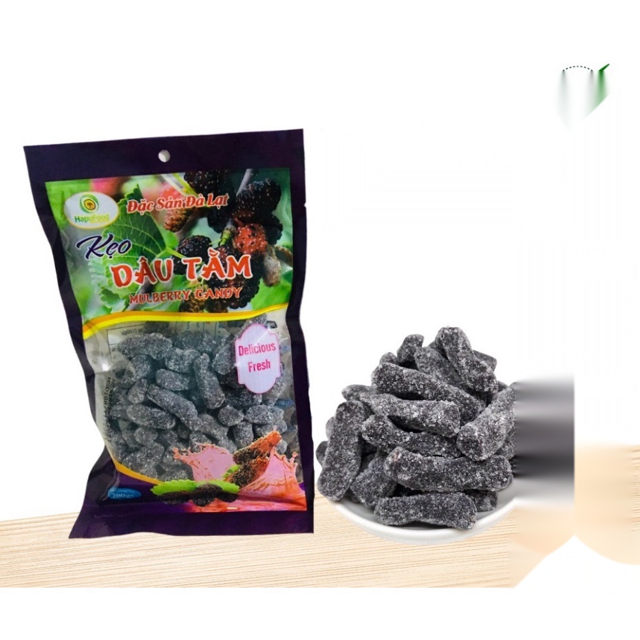 Kẹo dâu tằm túi 200g kẹo dâu tằm đà lạt tiện lợi thơm ngon đảm bảo atvstp