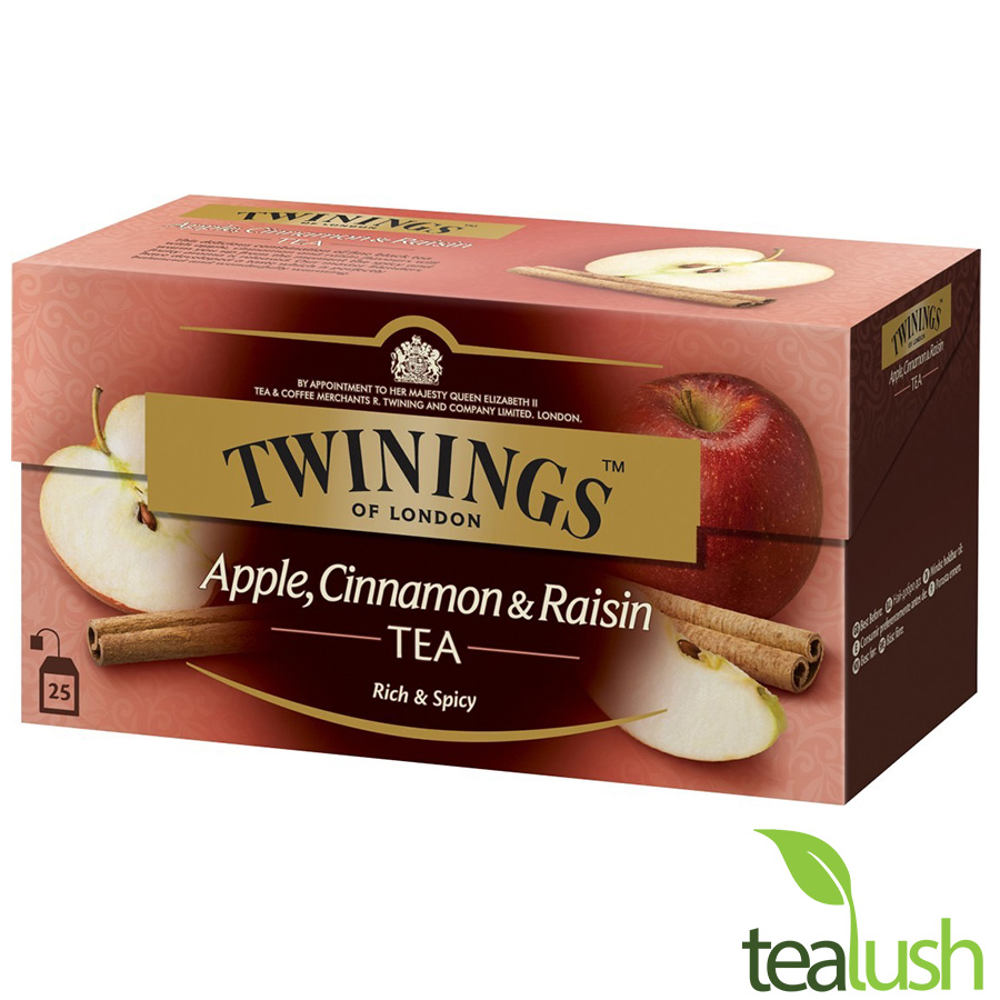 Trà Twinings Apple Cinnamon Raisin vị táo, quế, nho khô 25 gói