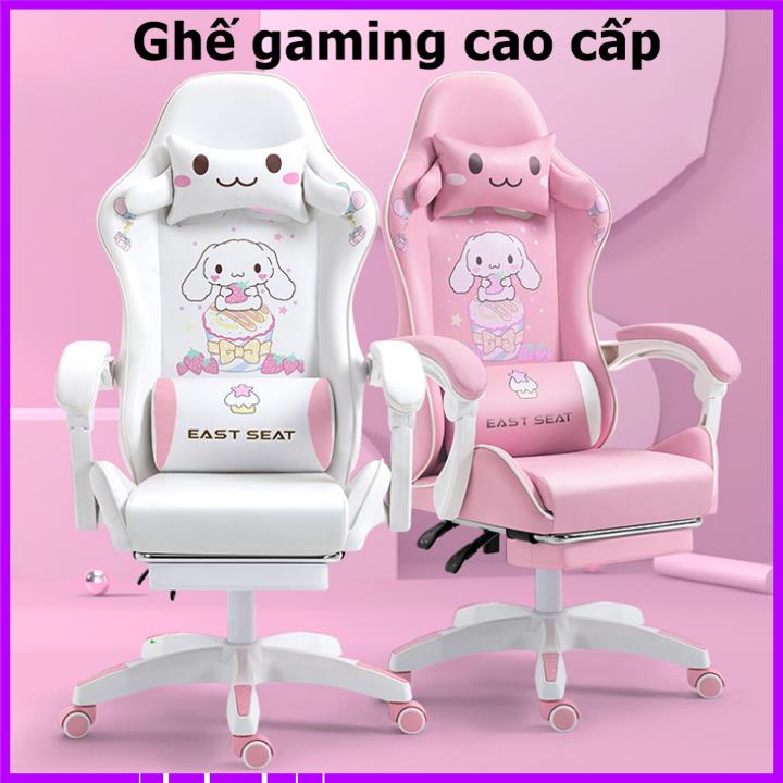 Ghế gaming, ghế livestream cao cấp, ghế chơi game kèm gối tựa lưng, ghế gaming giá rẻ T439