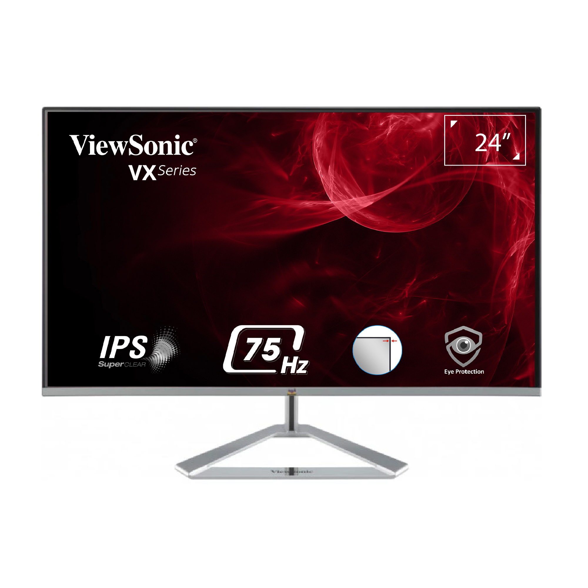 Màn hình viewsonic vx2476-sh 23.8inch fhd ips - hàng chính hãng