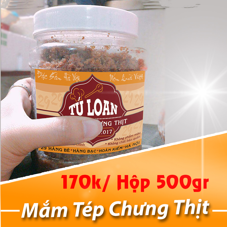 Đặc sản mắm tép chưng thịt tú loan cực ngon loại 1kg