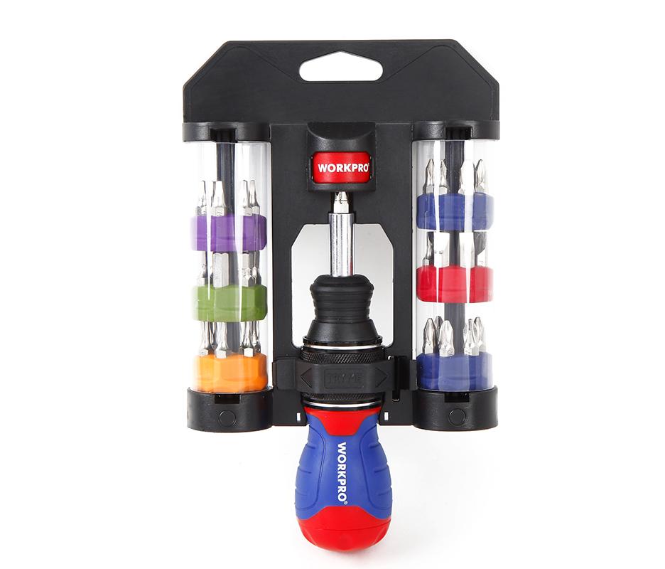 Bộ tua vít 38 chi tiết workpro w021177