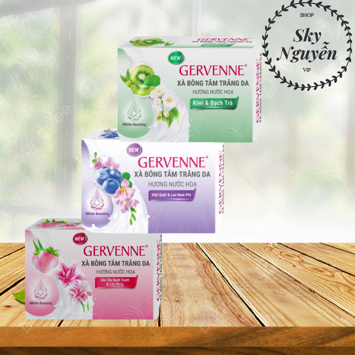 Xà bông cục gervenne 90g