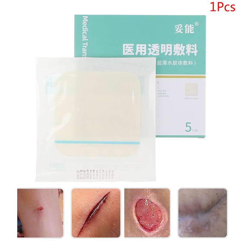 1/5 Cái Keo Hydrocolloid Băng Băng Vết Thương Miếng Dán Miếng Dán Chữa Bệnh Mỏng