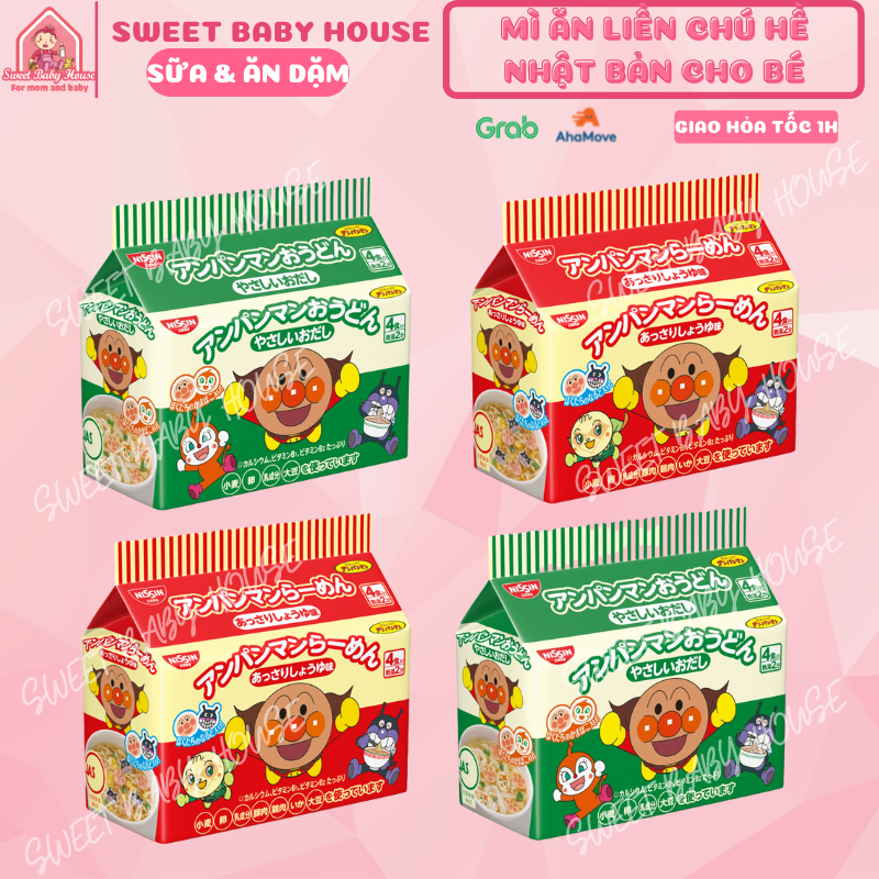 Mì chú hề Apaman Nissin Nhật Bản 90g cho bé. Date 2/2024 - Sweet Baby House
