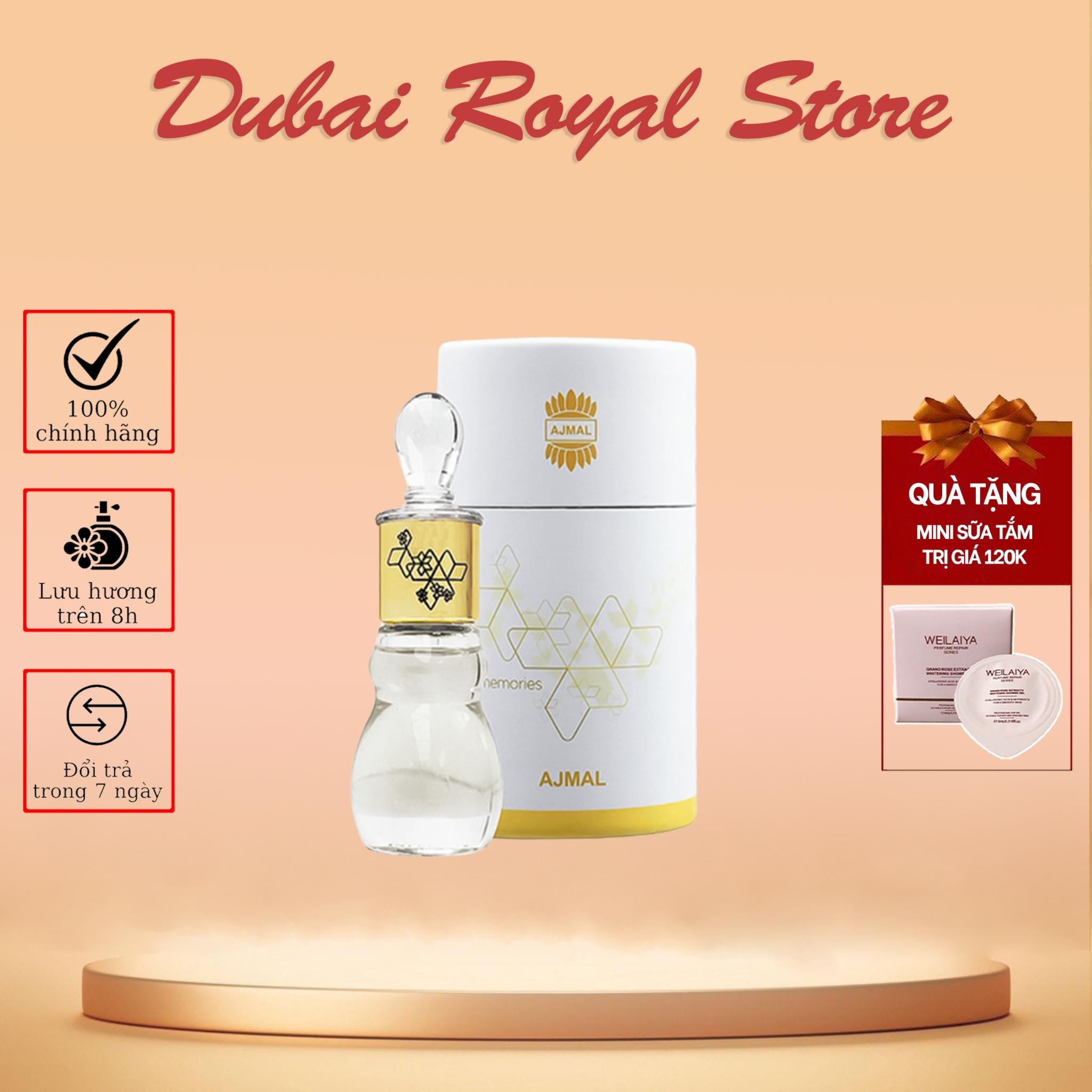 Tinh dầu Dubai Lucky Ajmal dành cho cả nam và nữ mùi hương nồng ấm 12ml