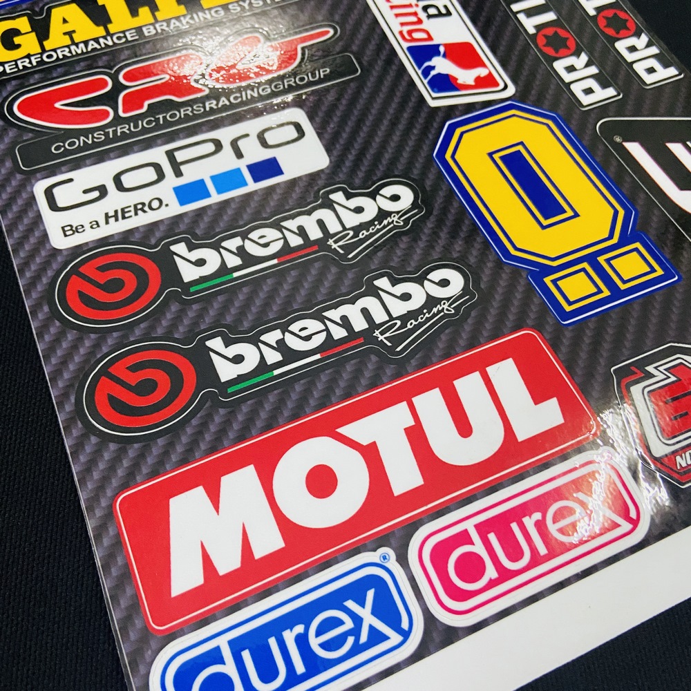 [HCM][SIÊU MỚI] TEM DÁN XE TEM TRANG TRÍ XE NHIỀU THƯƠNG HIỆU NỔI TIẾNG MIẾNG LỚN (KIỂU 1)