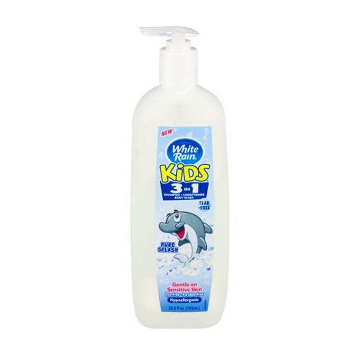 Sữa Tắm Cho Bé White Rain Kids 3 In 1 Mỹ 783ml