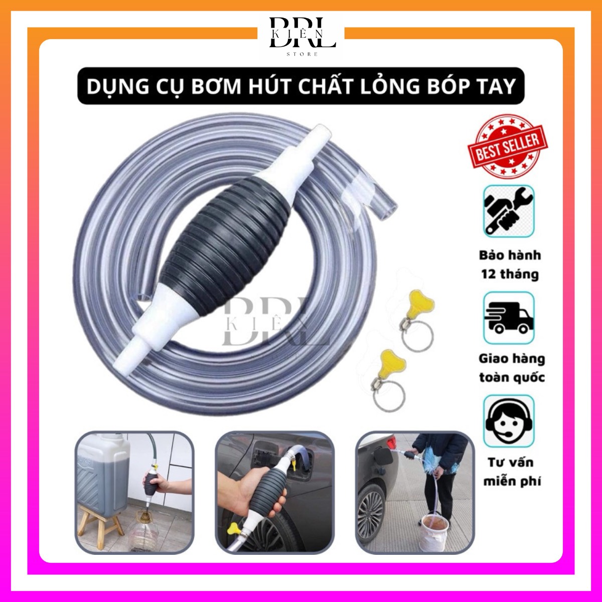 Dụng Cụ Hút Chất Lỏng Bóp Tay Tiện Lợi - Dụng cụ Bơm chất lỏng bóp tay