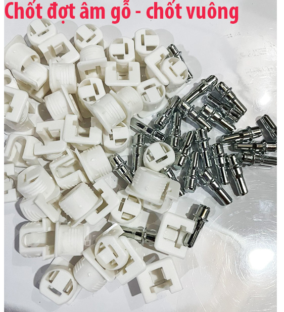 Chốt đợt âm gỗ không ren, chốt đợt cài âm,chốt hãm đợt túi 500 con