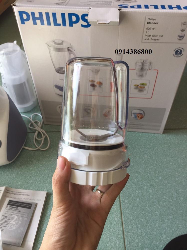 Phụ kiện máy xay sinh tố - cối xay khô - xay tiêu - máy xay sinh tố Philip HR2115/2118